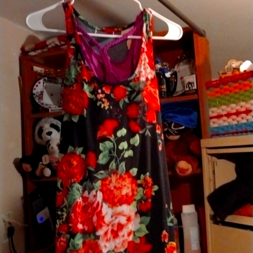 Dress, full length.